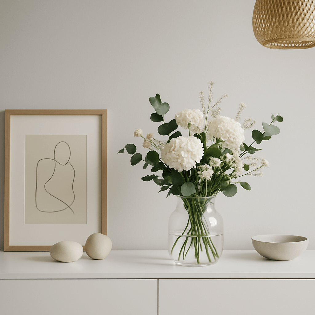 White Serenity Vase